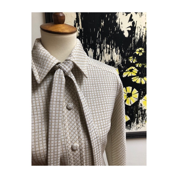 Oh hay Mary Tyler Moore! True vintage poly maxi - Picture 4 of 8